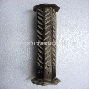 Bâtons d'encens sculptés en forme de mélange de bois de manguier modèle de tour de brûleur pour parfum d'ambiance en gros de l'Inde - Product Image 4
