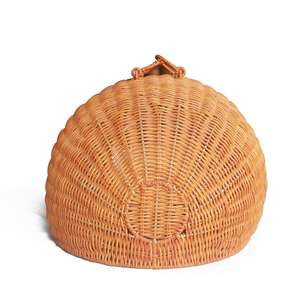 Animal Pattern Rattan Pet House Material de bambú duradero para el entorno de vida cómodo de las mascotas - Product Image 2