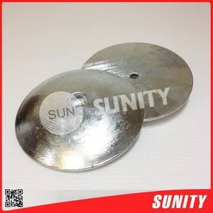 TAIWAN SUNITY Marine Navire Coques Ballast Réservoirs Arbres Gouvernail Partie D100mm (4 "pouces) * H14.5mm * Trou 7mm Anodes en zinc pour gouvernail - Product Image 4