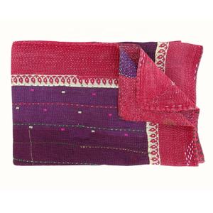 Edredón Kantha de algodón cosido a mano de alta calidad, colcha Reversible Vintage, la mejor calidad para uso doméstico o hotelero, venta al por mayor - Product Image 2