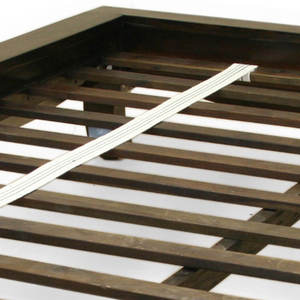 Lit bas en bois de teck massif Design antique classique ethnique en noir Queen King Double tailles Home Hotel Use Elegant Furniture Bedroom - Product Image 2