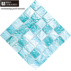 La natation décorative de piscine de vague de mer 3d conçoit la tuile de mosaïque à vendre E48T03 - Product Image 2