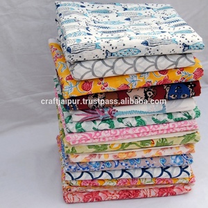 <b>Hot</b> Selling Indian Manufacturer Hand Block Printed Eco-Friendly Cotton Dress Sewing Material for Craft High Strength Clothing - Product Image 2