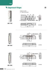 HL-002S เอสเอสอุตสาหกรรมหนักก้นบานพับประตูสำหรับประตูหนัก - Product Image 5