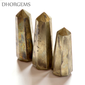 Puntas de Pirita Dorada al por Mayor para la Fabricación de Joyas - Marca Dhorgems, Origen Rajasthan - Product Image 2
