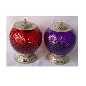 Portavelas de Metal con acabado plateado antiguo para decoración del hogar en la sala de estar o celebraciones navideñas - Product Image 6