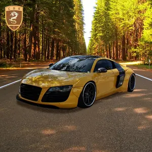 Lame de pare-choc avant en carbone, accessoire de voiture, diffuseur arrière GT, adapté à la <span class=keywords><strong>Audi</strong></span> R8, Kit de carrosserie large, 2008, livraison gratuite - Product Image 1