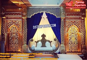 ของตกแต่งเวทีแต่งงาน Srilankan,เวทีงานแต่งงานของ Grand Rajwada เวทีที่น่าสนใจสำหรับงานแต่งงานของ Srilankan - Product Image 6