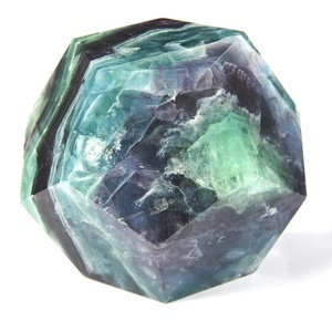 คริสตัลโดเดคาเฮดรอน ฟลูออไรต์สีรุ้ง โดเดคาเฮดรอน หินธรรมชาติบำบัดเรกิ อัญมณี งานฝีมือ ของขวัญ ขายส่ง - Product Image 3