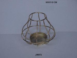 High Quality Geometric Pattern <b>Pillar</b> <b>Candle</b> Holder Brass Finish Metal and Iron Home Decor for Home Decoration - Product Image 6