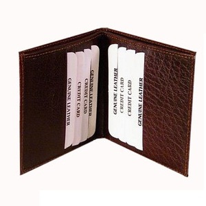 Billetera de cuero genuino para hombre, tarjetero Delgado RFID, Protector de tarjetas de crédito - Product Image 1