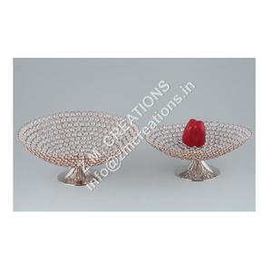 Bol à fruits décoratif en aluminium écologique pour la décoration de mariage, vente chaude, tendance du moment - Product Image 1
