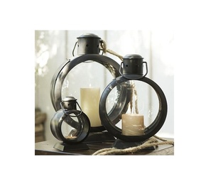 Bas quantité minimale de commande Disponible Bougie Ronde Pot En Métal De Luxe De Haute Qualité Bougie Conteneur Lanterne Suspendue Fabricant vente directe d'usine - Product Image 1