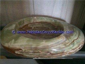 Fregadero ovalado de ónix verde oscuro Lavabo de ónix - Product Image 6