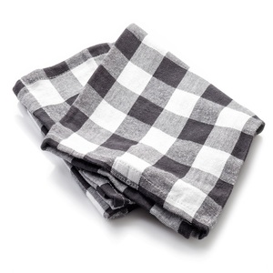 Serviette de cuisine à carreaux rouges et blancs, prix fixe, serviettes de cuisine de golf en provenance d'Inde - Product Image 3