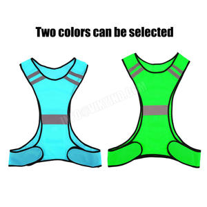 Gilet de sécurité réfléchissant haute visibilité Hotsale vêtements de sécurité de course de nuit taille réglable vêtements de travail uniformes vêtements - Product Image 6