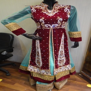 DERNIÈRE COLLECTION DE D.E.CORP 2018 CONCEPTEUR LEHENGA CHOLI - Product Image 5