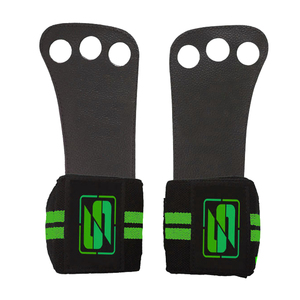 Prix de gros Poignées d'haltérophilie personnalisées Protection de la paume en cuir avec logo personnalisé - Product Image 3