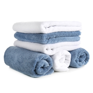 Serviettes de bain de haute qualité dans des couleurs vives personnalisé séchage rapide doux absorbant surdimensionné serviette de bain fournisseur indien - Product Image 1