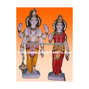 Marble Statues of Lord Laxmi Narayan - Product Image 1