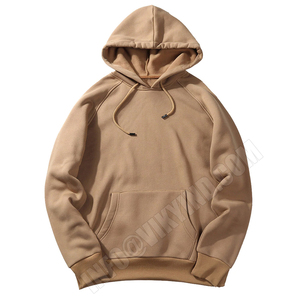 Sudaderas con capucha con logotipo personalizado para hombre, ropa gruesa de invierno, ropa informal estilo Hip Hop, forro polar sólido con opción de talla grande - Product Image 2