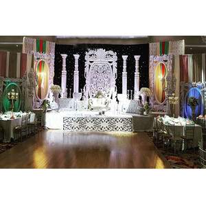 การตกแต่งเวทีงานแต่งงานแบบอังกฤษที่ทันสมัย,การตกแต่งเวทีงานแต่งงานที่สวยงามการปรับแต่งเวทีหลังกรอบที่ทันสมัย - Product Image 1