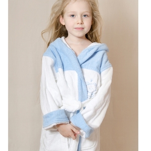 Peignoirs de luxe couleur unie 100% OEM meilleure qualité en coton cardé taille adulte pour usage domestique Offre Spéciale en Inde - Product Image 1