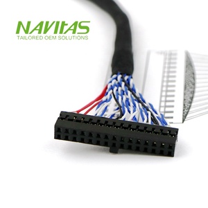 Cable de Señal LVDS Personalizado OEM con Conector Hembra IDC y Arnés de Cables Multifilar - Product Image 5