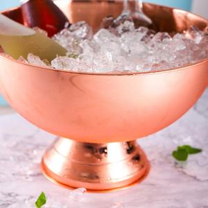 Seau à glace en acier inoxydable fabriqué à la main haute sur demande seau à glace en métal vin Champagne refroidisseur et refroidisseur refroidisseur de glace vente chaude - Product Image 3