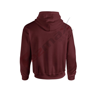 Sweat à capuche imprimé personnalisé pour hommes de grande taille 100% coton motif solide poly polaire tissé tissage à la mode anti-rétrécissement anti-rides - Product Image 2