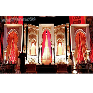 Rajasthani boda escenario decoración indio real, etapa de Ceremonia de boda india Mughal boda escenario - Product Image 1