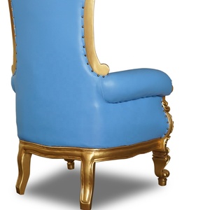 Silla de Trono de Boda de Lujo Real con Respaldo Alto para Novios, Muebles Comerciales de Madera Maciza, Estilo Antiguo para Eventos y Banquetes - Product Image 5