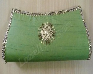 Wedding Evening Clutch Women Satin <b>Sequin</b> Clutches Collection Party Light <b>Handbag</b> Handmade Fashionable Sty Lowellcraft - Product Image 2