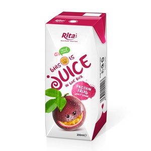 RITA-Purée de fruits de la passion de couleur naturelle, boisson saine, service OEM/ODM, jus de corossol en conserve, 330ml - Product Image 6