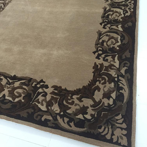 Ensemble de tapis de salon Visesa, tapis moderne à fleurs, fait main, 100% laine, antidérapant, 20 mm d'épaisseur, poils moyens, pour la décoration du salon - Product Image 1