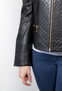 Chaqueta de cuero contemporánea para mujer, ropa de invierno para exteriores, abrigo de moda de estilo único, recién llegados, superventas, cremallera para mujer - Product Image 4