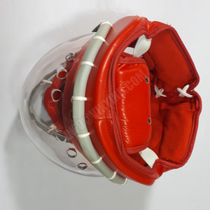 Protecteur de tête Kudo rouge, 1 pièce, équipement d'agrandissement du casque, sécurité pour les arts martiaux, karaté - Product Image 3