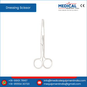 Ciseaux pour pansements chirurgicaux en acier inoxydable durables sur mesure au meilleur prix certifiés CE pour un usage médical Source d'alimentation manuelle - Product Image 2