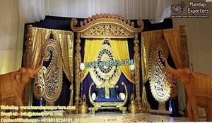 Merveilleuse Style Arabe D'étape De Réception Moderne Panneaux De Mariage Avec Canapé Se look Moderne d'étape de mariage - Product Image 3