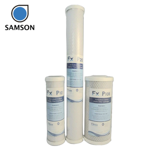 100% vỏ dừa FX 10 "lớn màu xanh hoạt động <span class=keywords><strong>Carbon</strong></span> khối CTO lọc nước thẩm thấu ngược hệ thống hộ gia đình Sink NSF chứng nhận - Product Image 3