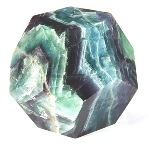 คริสตัลโดเดคาเฮดรอน ฟลูออไรต์สีรุ้ง โดเดคาเฮดรอน หินธรรมชาติบำบัดเรกิ อัญมณี งานฝีมือ ของขวัญ ขายส่ง - Product Image 2