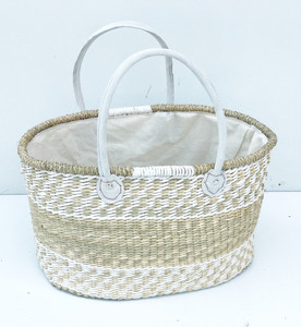 Bolso de mano de paja de verano de estilo coreano de alta calidad, bolso de Playa Grande marroquí al por mayor con cierre de cremallera para uso diario - Product Image 5