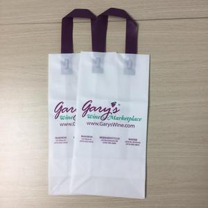 soft loop handle plastic bags made in Vietnam - Product Image 1