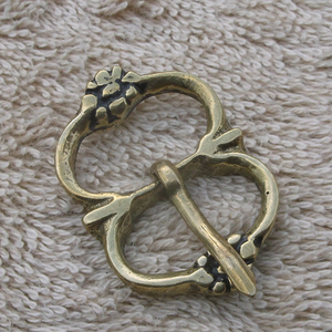 Ostrogothic Réplica Cinturón para Hebilla Cobre con Bronce/Latón y Chapado en Plata - Product Image 1