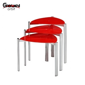 Mesa de centro de anidación de metal moderna para uso doméstico para muebles de sala de estar - Product Image 1