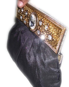 New Style Luxury Genuine Fancy Evening Color Purse - Product Image 4
