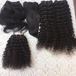 Vente en gros d'extensions de cheveux indiens vierges brésiliens véritables alignés sur les cuticules naturelles 12A Grade High HD Raw Remy Wave Loose Deep Wave - Product Image 6