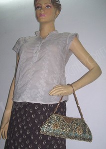 Pochette de soirée élégante de luxe pour femmes nouveau Style élégant sac à main en cuir véritable avec motif de fil sac à main de luxe - Product Image 5