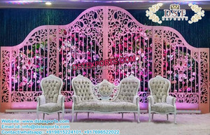 Paredes traseras de cuero occidental para boda, paneles de cuero blanco para escenario, Decoración Para Boda asiática - Product Image 2