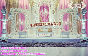 Encantador Delizio pilares recepción etapa boda gran decorativo escenario boda recepción impresionante mira etapa - Product Image 6